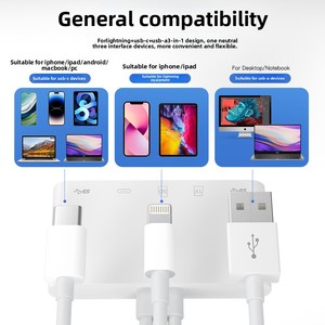 Adaptador USB C a USB de alta velocidad 5 en 1, 6 en 1, nuevo lector de tarjetas de memoria multipuertos para <span class=keywords><strong>iPhone</strong></span>, ordenador, tarjetas SD - Product Image 4