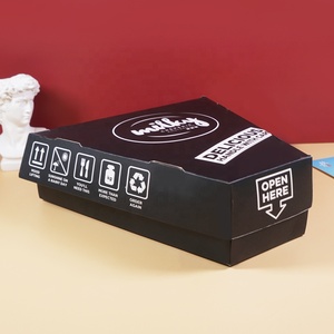 High Quality Customized Printing With Logo 6'' 8'' 10'' Paper Pizza Cone Box Slice Box