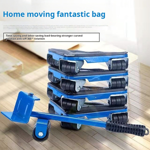 Outil de rouleau de mobilité de meubles robustes coussin <span class=keywords><strong>pivotant</strong></span> élévateur de meubles en acier au carbone et Kit de curseur de meubles en fer 4 pièces - Product Image 6