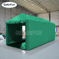 Tente de garage gonflable étanche en promotion avec ventilateur intégré et kit de réparation gratuit