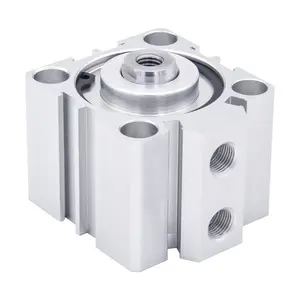 MK silinder kompak pneumatik SDAS-40-30B piston silinder silinder Multi-bore stroke silinder dapat disesuaikan SDA20/32/40/50/63-25-10/15/30
