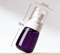 Petites bouteilles de lotion vides avec pompe pour le voyage, 50, 60, 100 ml, PET rose, bleu foncé, contenants d'emballage cosmétique