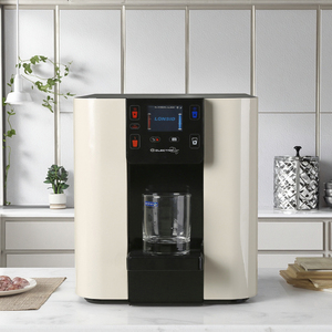 Mini <span class=keywords><strong>Bar</strong></span> da Tavolo dal Design Futuristico per Ufficio e Casa, Refrigeratore d'<span class=keywords><strong>Acqua</strong></span> Decorativo con Display Digitale e Purificatore GR320RB - Product Image 1