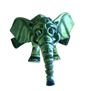 Jouet sensoriel en forme d'éléphant miniature imprimé en 3D pour enfants, cadeau éducatif promotionnel pour garçons - Product Image 1
