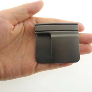 Mini Onzichtbare Taillegesp Clip Zink Legering Opvouwbare Luie Man Riem Clip Gesp Custom Logo - Product Image 4