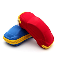 Étui à lunettes mignon en forme de voiture pour enfants, étui à lunettes de soleil pour garçons et filles, boîte de rangement de protection pour lunettes de soleil