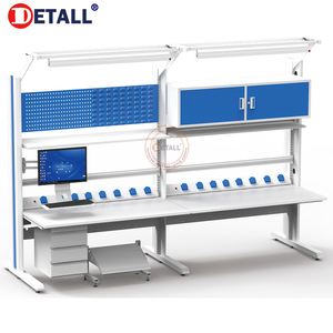 Banc de travail modulaire pour technicien, avec tiroirs de rangement, meuble, armoire, banc de travail électronique ESD, poste de travail pour atelier - Product Image 3