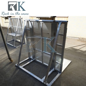 Safety Crowd <b>Control</b> Barrier Silver Crowd Barrier High Quality Barricade Fence Mobile Crowd Barrier for Concert Use - Product Image 6