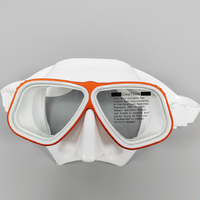 Masque de natation anti-buée pour adulte avec lentilles de prescription en option et support de caméra d'action pour la plongée en apnée