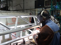 Estructura de Aluminio para Exhibición, Iluminación Portátil para Eventos, Luces LED para Escenario, Sistema de Techo de Aluminio con Torre Elevadora y Toldo