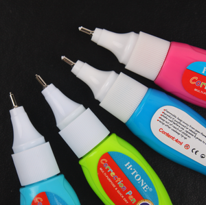 Vuelos de punta de metal de corrección bolígrafos papelería de secado rápido no tóxico 4ml de color corrección pluma para los estudiantes de la escuela - Product Image 5