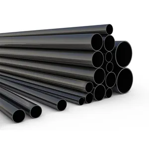 Q195 Q235B钢管黑色焊接钢铁圆钢用于水气空气油和其他液体运输