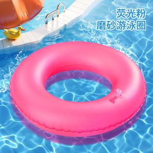 Logotipo Aceptable Decoración de la piscina Uso Anillo de natación de color fluorescente Círculo de natación de color neón - Product Image 3