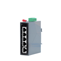 Switch Industrial Administrado con Velocidad de Transmisión de 1Gbps, 4-8 Puertos, Compatible con Fibra Óptica POE, Gs HR600-SW205 en Stock