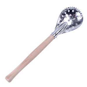 Pala para Hielo de Acero Inoxidable con Mango de Madera, 43 cm y 48 cm, Herramientas para Pesca en Hielo, Equipo para Pesca en Agua Dulce - Product Image 4