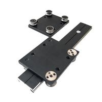 Kit de Rail linéaire double robuste MGR20S/MGR25S/MGR35S/MGR50S Guide de glissière linéaire Roulement durable pour tiroir de vitrine