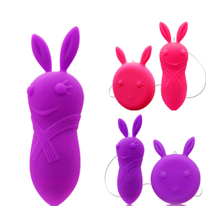 <b>Rabbit</b> Shaped Vaginal <b>Vibrator</b> Egg With Pulsing Function For Adult Stimulation Sex Toy - Product Image 4