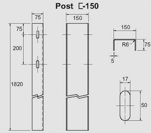 राजमार्ग संरक्षण प्रणाली के लिए टिकाऊ गर्म डुबकी गैल्वेनाइज्ड स्टील यू पोस्ट विश्वसनीय संक्षारण प्रतिरोध और संरचनात्मक अखंडता - Product Image 6