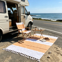Hot-selling Custom 100% Cotton Double Sided Quick-drying Sand Free Multi-functional Striped Luxury Turkish Beach Bath Towels