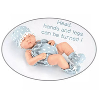 Poupée Bébé Reborn Réaliste 31CM en Vinyle Souple, Jouet Nouveau-né Endormi Ultra-réaliste, Poupée Bébé Mignonne de 12 Pouces pour Cadeau Enfant