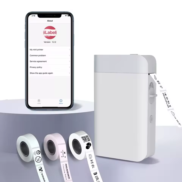 2024 Top Seller China Mini Portable Handheld Printers Label Maker Sticker Photo Thermal Barcode Pocket Printer Wireless