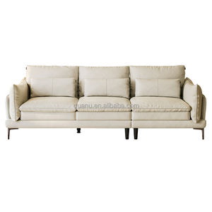 111158 Quanuダブルレイヤードアームレストデザインソフト背もたれソファセットリビングルーム家具高級イタリア式モダンソファソファソファ - Product Image 5