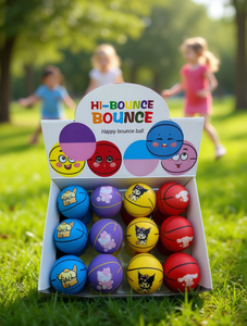 Ballon rebondissant Hi-Bounce Happy Bounce en caoutchouc pour enfants de 2 à 4 ans, jouet d'extérieur - Product Image 2