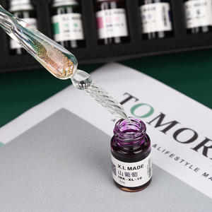 Kreatives Vintage Hochwertiges Handgefertigtes Sternenlicht-Glitzer Glas Dip Pen Geschenkset für Feiertage Kalligraphie Schreiben Zeichnen Kristallstift - Product Image 1