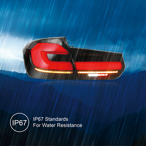 Adatto a 2013 2018 <span class=keywords><strong>BMW</strong></span> <span class=keywords><strong>F30</strong></span> F35 gruppo fanalino di coda a <span class=keywords><strong>LED</strong></span> con lente bianca e lampada freno rossa nuova condizione - Product Image 4