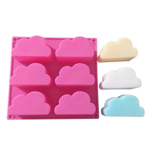 Molde de Silicona 3D para Pasteles, Diseño de Nube, 6 Cavidades, Creativo, Venta al por Mayor, Personalizado - Product Image 1