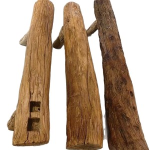 Banco largo de madera de olmo estilo Wabi Sabi, banco de madera maciza para patios exteriores y tiendas de ropa - Product Image 5
