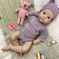 Poupées Bébé Reborn en Silicone Intégral, Réalistes, Bouche Ouverte, 50CM, Poupée Fille Nouveau-né Betty avec Sucette, Cadeaux pour Bébés