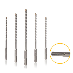 <span class=keywords><strong>Punta</strong></span> <span class=keywords><strong>per</strong></span> trapano a percussione estesa <span class=keywords><strong>per</strong></span> forare due <span class=keywords><strong>fori</strong></span> e due scanalature, con codolo tondo o codolo quadrato a quattro scanalature, <span class=keywords><strong>per</strong></span> calcestruzzo - Product Image 6