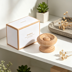 Poignées et boutons de tiroir en bois de haute qualité, couleur personnalisée, surface lisse, pour commodes, armoires et meubles de maison - Product Image 1