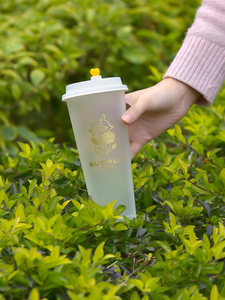 Logo personalizzato stampato 700ml di plastica usa e getta tazze personalizzate per il succo di latte tè con il nome della bevanda scritto su di loro - Product Image 3