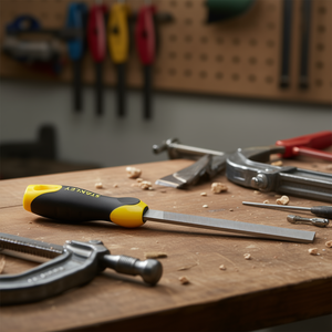 Lima plana paralela Stanley de 150 mm, herramienta para trabajar metales - Product Image 3