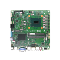 Pabrik-Inter generasi ke-13 baru Intel I3 I5 I7 CPU DDR4 empat tampilan LVDS WiFi Industri Mini ITX X86 Motherboard untuk Laptop