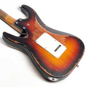 <span class=keywords><strong>Guitarra</strong></span> Eléctrica EART, <span class=keywords><strong>Vintage</strong></span>-VS60H(M), Acabado Satinado Heavy Relic, Puente de Trémolo Sincronizado de 6 Puntos - Product Image 3
