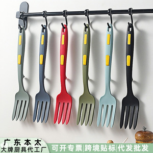Silicone Cooking Fork Large Size Multi-functional For <b>Pasta</b> Stir-fry And Cooking Food Grade Material Hand Wash Only - Product Image 4