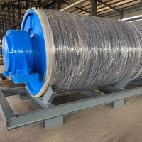 Polea Transportadora Industrial de Acero al Carbono y Uretano CEMA para Puertos