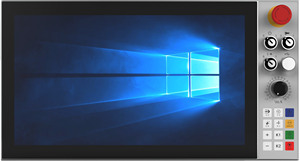 คอมพิวเตอร์อุตสาหกรรม HMI ขนาด 21.5 นิ้ว หน้าจอสัมผัสกันน้ำด้านหน้ามาตรฐาน IP65 พร้อมขายึดติดผนังสำหรับติดตั้ง  แผงหน้าจอคอมพิวเตอร์อุตสาหกรรม - Product Image 4