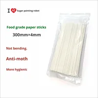 Stik Kertas Kraft Putih Padat, Aman untuk Makanan, untuk Printer Seni Gula, Mesin Lukis Gula Khusus