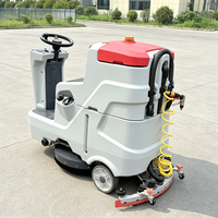 Nouvelle machine de nettoyage de sols autoportée à batterie, brosse multi-surfaces, certifiée CE, usage intensif, pour centre commercial