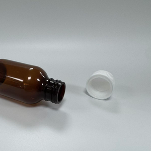 Bouteilles vides de sirop contre la toux de 1oz 2oz en plastique personnalisées par usine du Vietnam couleur chocolat pour emballage de médicament liquide maigre - Product Image 3