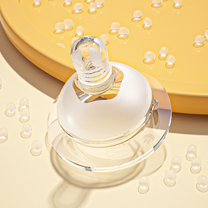 Pezón de silicona líquido anticólico de cuello ancho para recién nacido para bebés - Product Image 5
