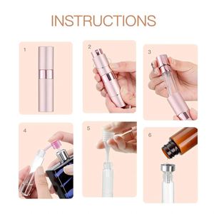 Atomizador de Perfume Personalizado de 8ml, 10ml, 20ml, con Pulverizador Metálico de Viaje, Recipiente de Vidrio Interno y Caja de Empaque - Product Image 2