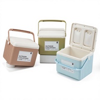 Nouvelle glacière carrée originale de 13 L pour le camping, isolation EPS/PU, stockage alimentaire frais en extérieur, boîte à glace, logo et couleur personnalisés