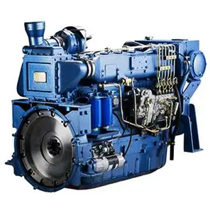 Weichai WD10 240 hp motor diesel marítimo com caixa de velocidades weichai motor marinho alternador para marinha