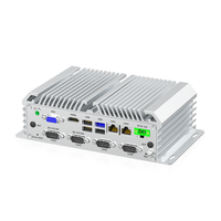 PC industriel embarqué HJS Small Crab Series, DDR3, Intel, nouveau, sans ventilateur, sans câble, conception M.2 2280 SSD, processeur intégré