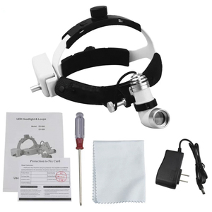 Shanghai Fltek Adjustable <b>Spot</b> 5W <b>LED</b> Dental Headlight 65000lux 2.5x/3.5x Magnification JY-LF190 High-Powered Magnification Prov - Product Image 1
